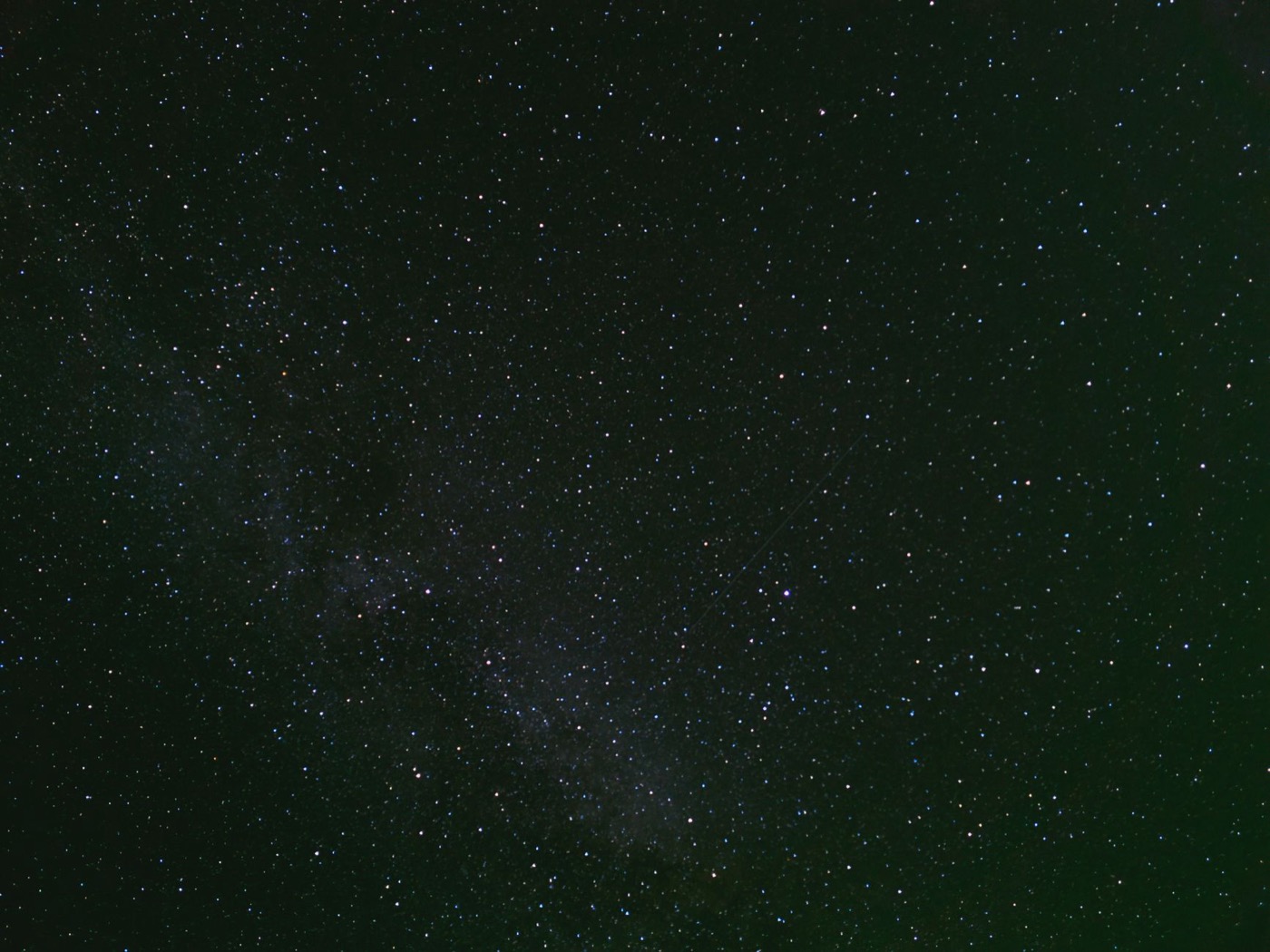 A mesmerizing view of the starry sky capturing the Milky Way galaxy on a clear night.