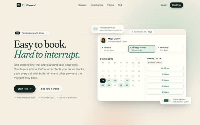 Claude Opus 5.5's saas landing page