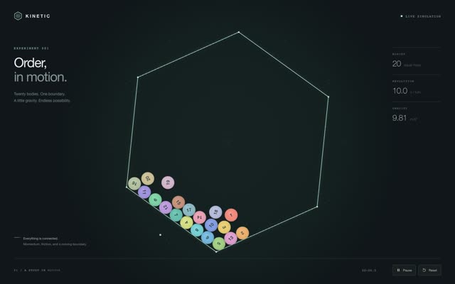 GPT-6 Astra's balls in a spinning hexagon